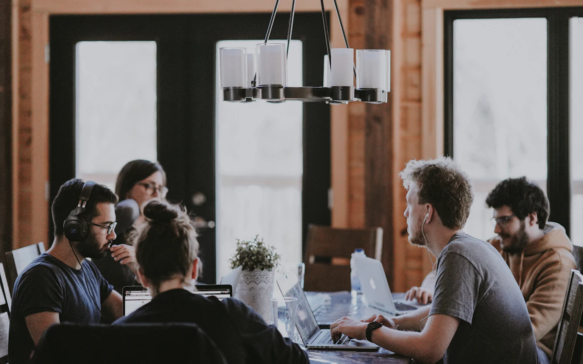 Advisory team in discussion with a client